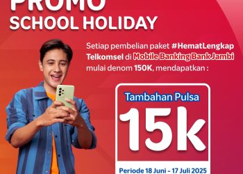 Manjakan Nasabah, Bank Jambi Tebar Bonus Pulsa untuk Pembelian Paket #HematLengkap Telkomsel