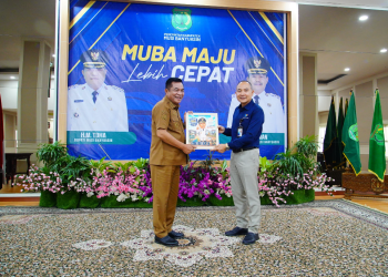 Sambut Kepala BPS Muba yang Baru, Pemkab Muba Komitmen Perkuat Pembangunan Berbasis Data