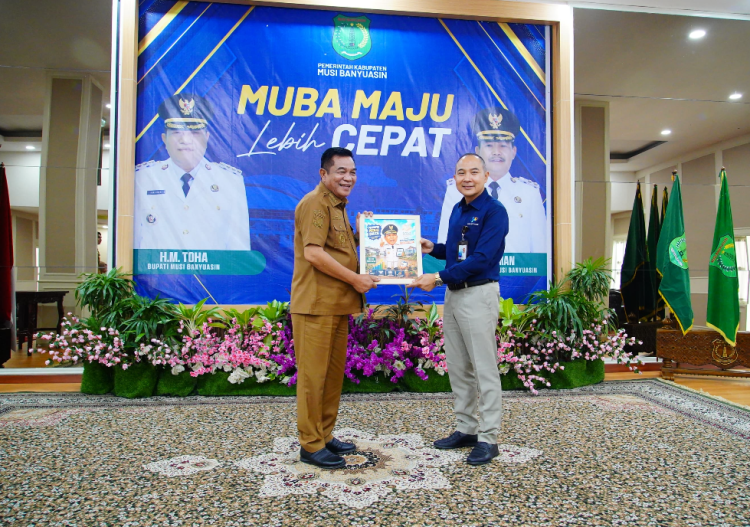 Sambut Kepala BPS Muba yang Baru, Pemkab Muba Komitmen Perkuat Pembangunan Berbasis Data
