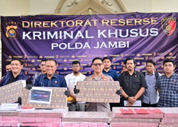 Ditreskrimsus Polda Jambi Ungkap Pembobolan Bank Jambi Rp144,82 Miliar, Tiga Tersangka Diamankan