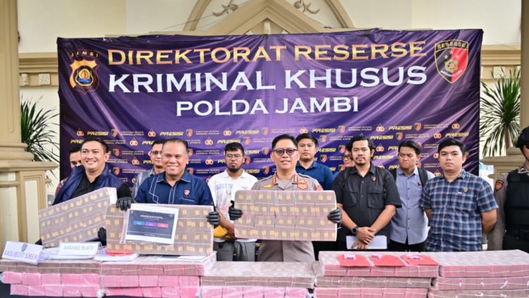 Ditreskrimsus Polda Jambi Ungkap Pembobolan Bank Jambi Rp144,82 Miliar, Tiga Tersangka Diamankan