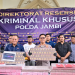 Ditreskrimsus Polda Jambi Ungkap Pembobolan Bank Jambi Rp144,82 Miliar, Tiga Tersangka Diamankan