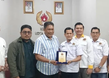 Pengurus Baru PWI Kota Jambi Silaturhami dengan Ketua KONI Kota Jambi 