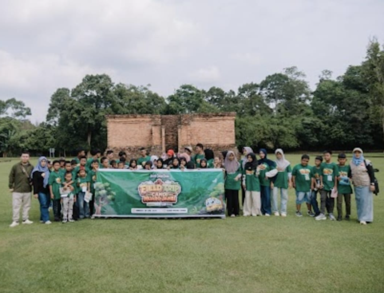 NBT Coal Group Bikin Belajar Sejarah Jadi Seru, 50 Pelajar Jelajahi Candi Muaro Jambi