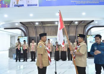 Lapas Kontingen Pramuka ke Jamda 2026, Wali Kota Jambi Titip Pesan Jaga Kesehatan dan Nama Baik Daerah