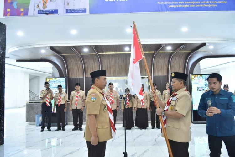 Lapas Kontingen Pramuka ke Jamda 2026, Wali Kota Jambi Titip Pesan Jaga Kesehatan dan Nama Baik Daerah