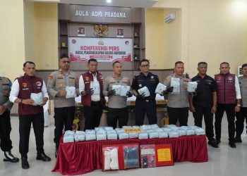 Sinergi Bea Cukai dan Polres Langsa Bongkar Peredaran 46,6 Kg Sabu Jaringan Lintas Negara