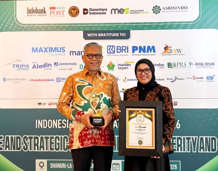 Bank Jambi Syariah Borong Dua Penghargaan Bergengsi di 15th Infobank Sharia Award 2026